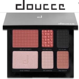 Doucce On The Go Eyeshadow & Face Palette Travel Makeup Warm Neutral Shades